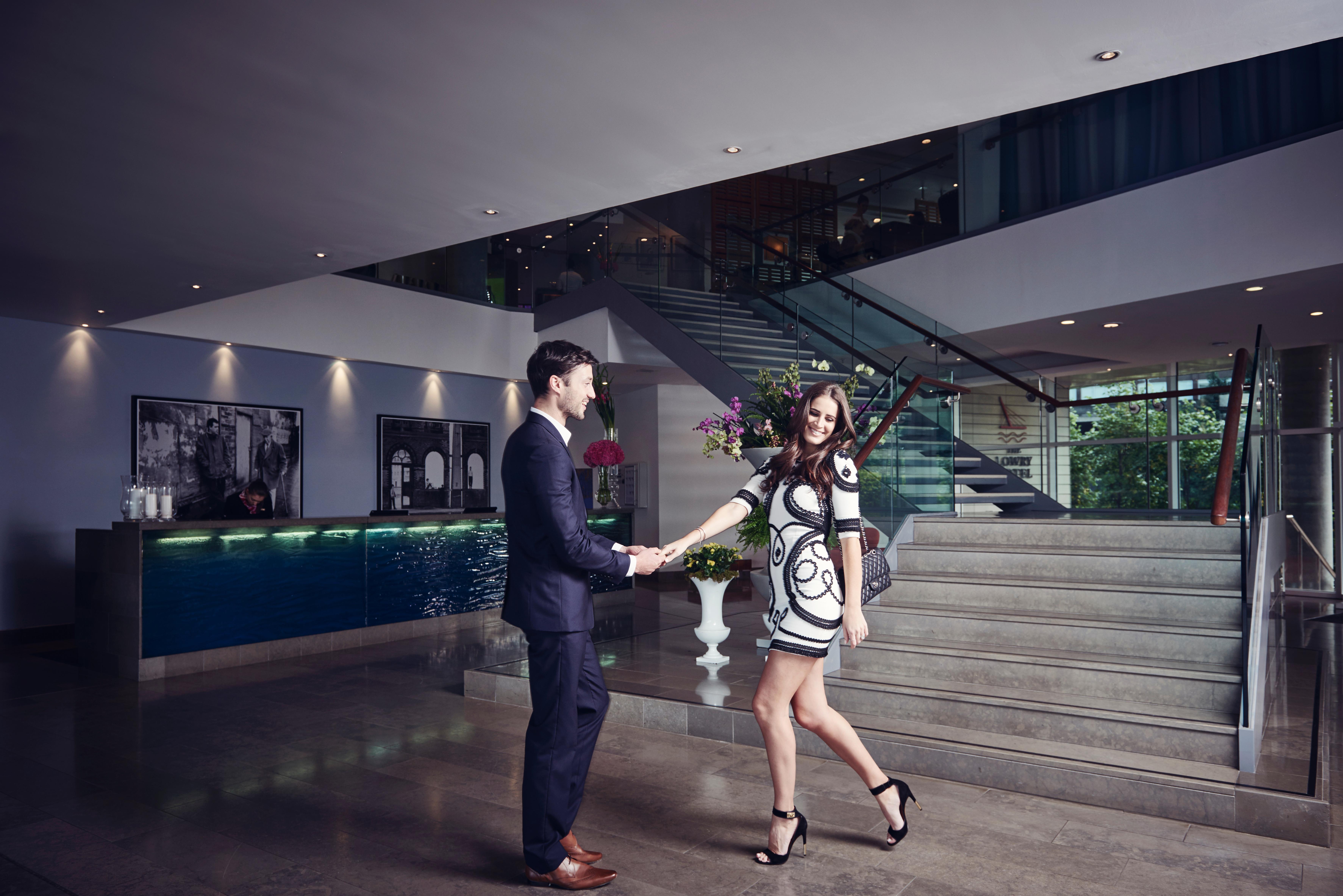 The Lowry Hotel Manchester Exterior foto Lobby